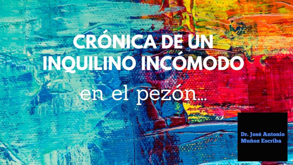 Cuadro de colores como azul en distintos tonos, amariilo, naranjas y rojos realizado en óleo con espátula