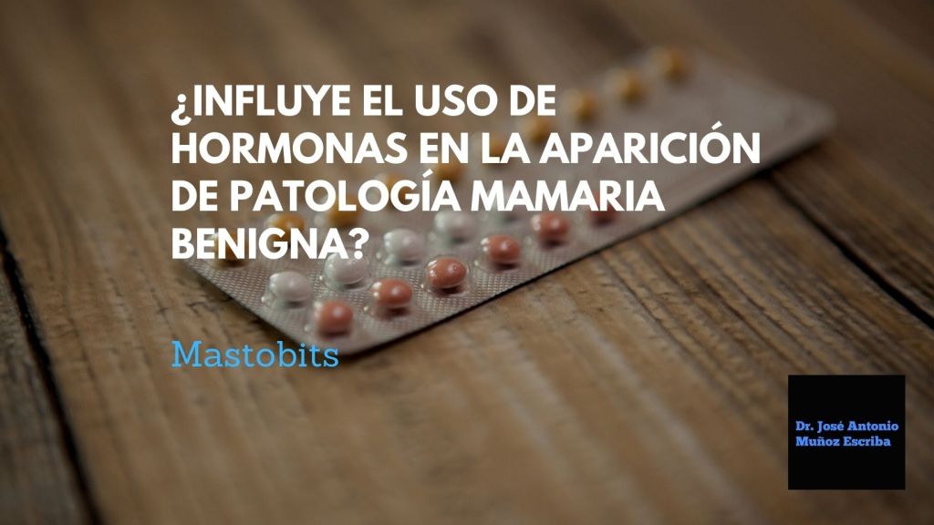 Blister de comprimidos de color marron claro y otros color blanco, similar al utilizado en los anticonceptivos orales o la hormonoterapia