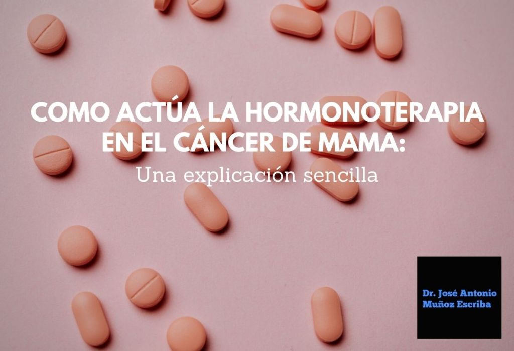 Imagen de la superficie de una mesa en la que se encuentran distintos comprimidos y tabletas que representan el tratamiento médico con hormonoterapia