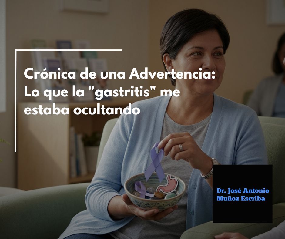 Una mujer conversa amigablemente sobre el cáncer de estomago que padece con su cirujano oncólogo en Caracas. 