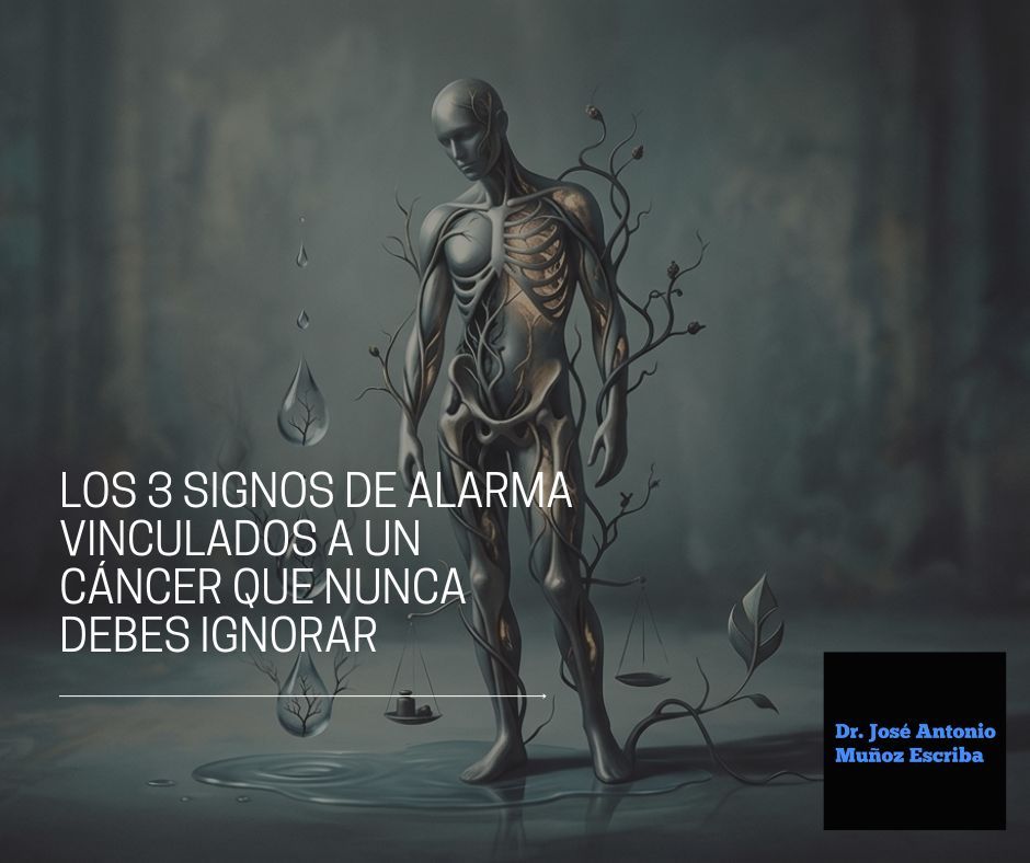Imagen conceptual en tonos fríos que muestra una figura humana estilizada de tono metálico con la caja torácica y el esqueleto visibles. De su cuerpo brotan ramas y raíces, acompañada por elementos alegóricos como gotas de agua flotantes y una balanza en equilibrio.